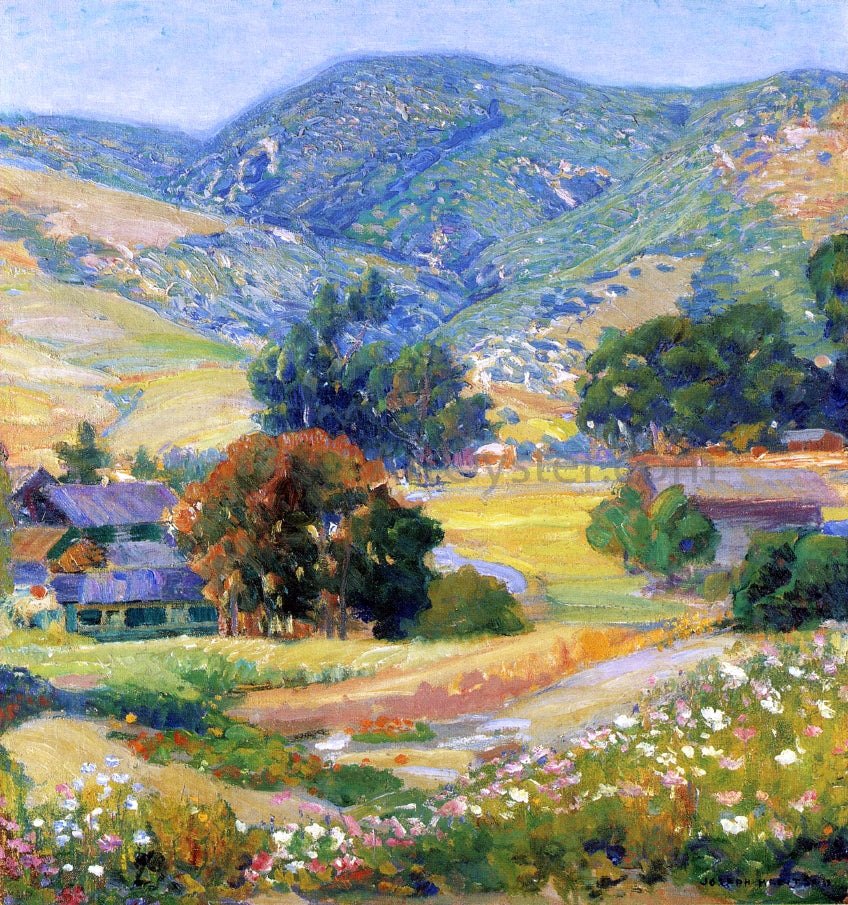 Joseph Kleitsch The Jeweled Hills - Hand Painted Oil Painting