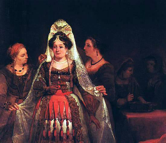 Aert De Gelder The Jewish Bride (Esther Bedecked) - Hand Painted Oil Painting
