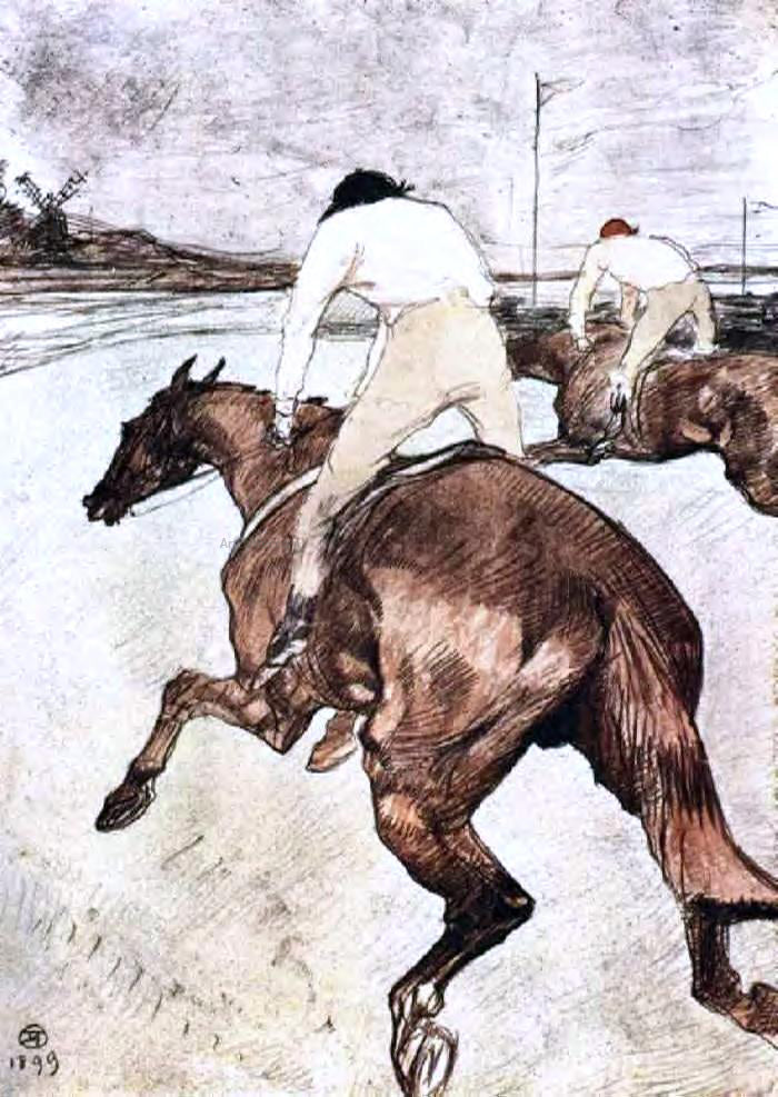 Henri De Toulouse-Lautrec The Jockey - Hand Painted Oil Painting