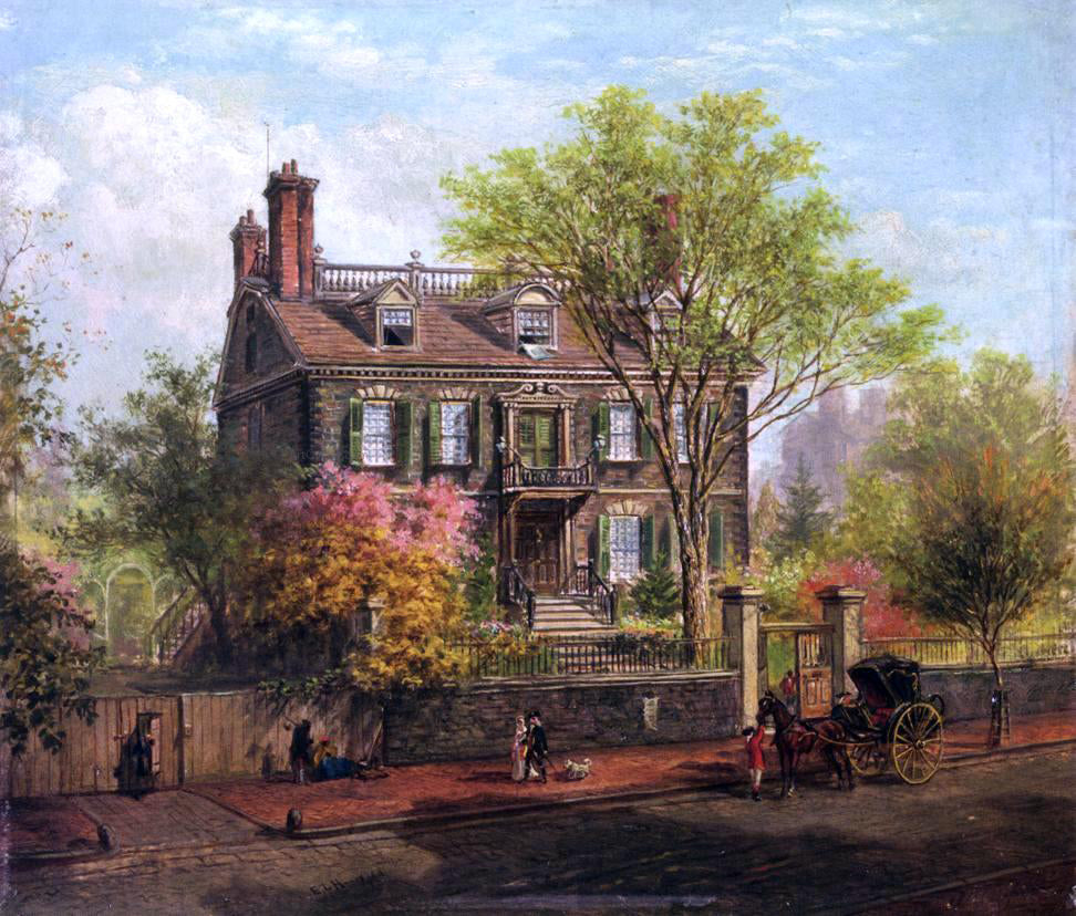 Edward Lamson Henry The John Hancock House - Hand Painted Oil Painting