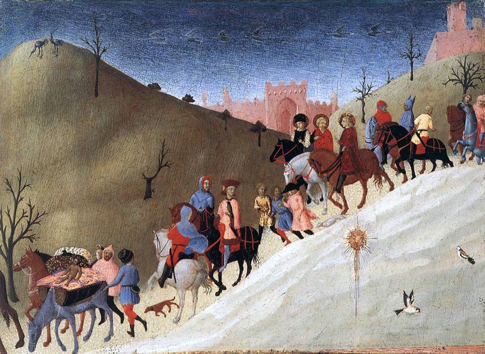 Sassetta The Journey of the Magi - Hand Painted Oil Painting