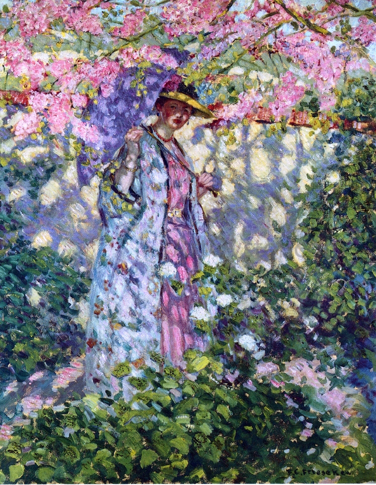 Frederick Carl Frieseke The Judas Tree - Hand Painted Oil Painting