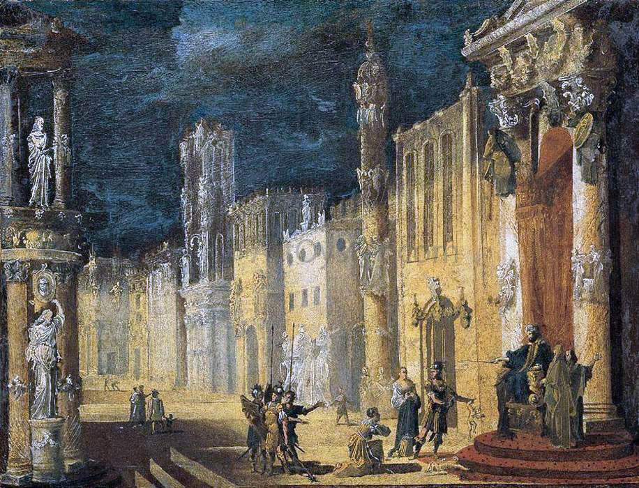 Didier Barra The Judgment of Salomon - Hand Painted Oil Painting