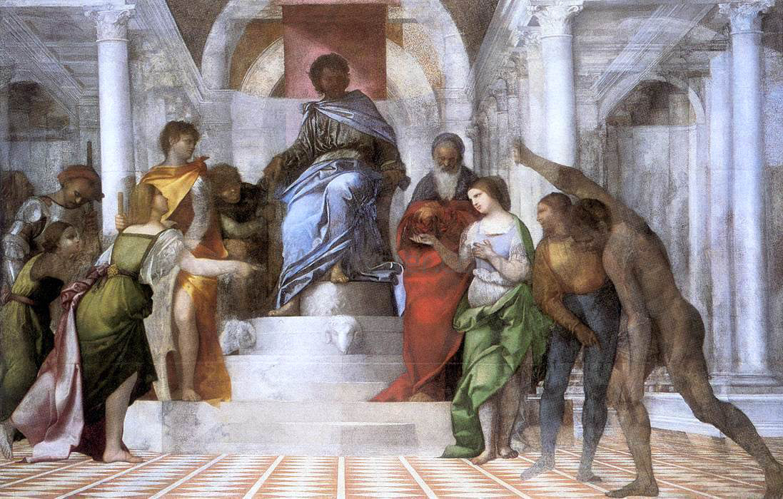 Sebastiano Del Piombo The Judgment of Solomon - Hand Painted Oil Painting