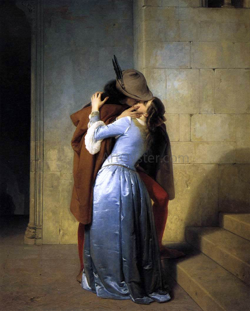 Francesco Hayez The Kiss - Hand Painted Oil Painting