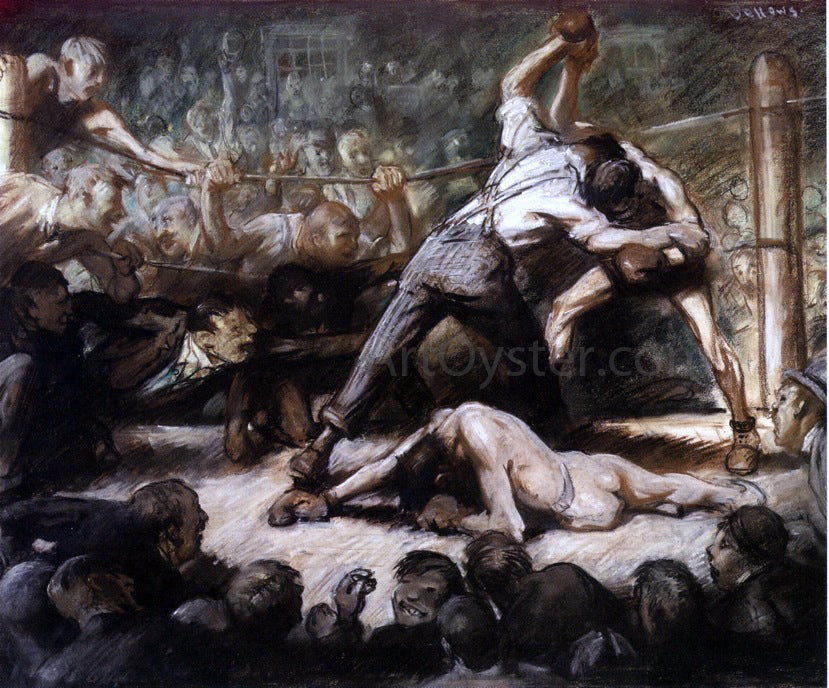 George Wesley Bellows The Knock Out - Hand Painted Oil Painting