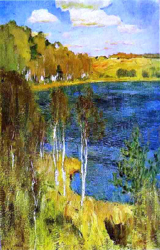 Isaac Ilich Levitan The Lake - Hand Painted Oil Painting