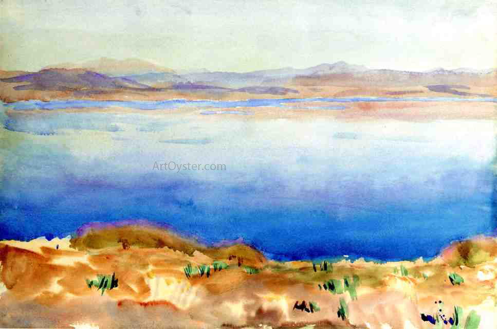 John Singer Sargent The Lake of Tiberias - Hand Painted Oil Painting