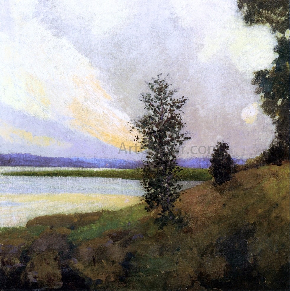 Edward E Simmons The Lake Shore - Hand Painted Oil Painting