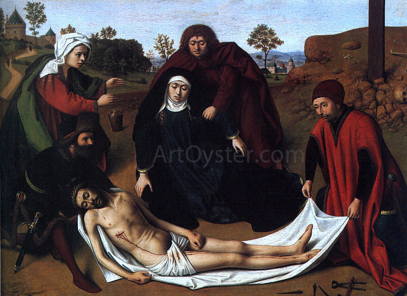  Petrus Christus The Lamentation - Hand Painted Oil Painting