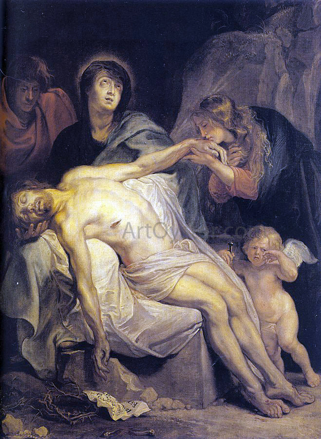 Sir Antony Van Dyck The Lamentation - Hand Painted Oil Painting