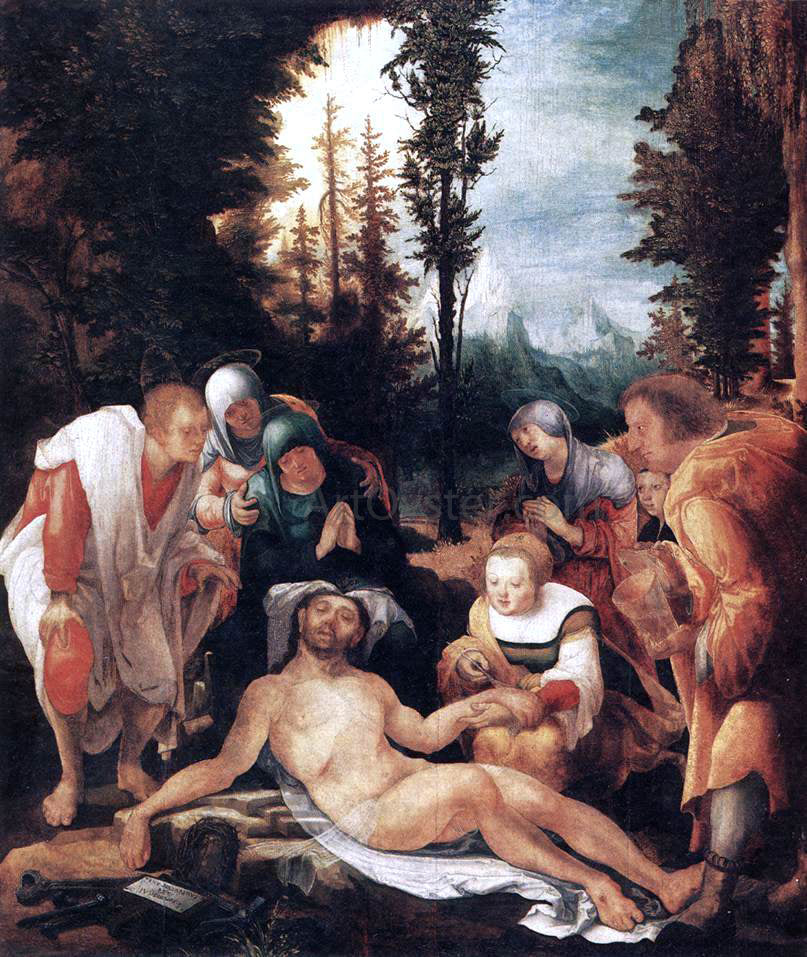 Wolf Huber The Lamentation of Christ - Hand Painted Oil Painting