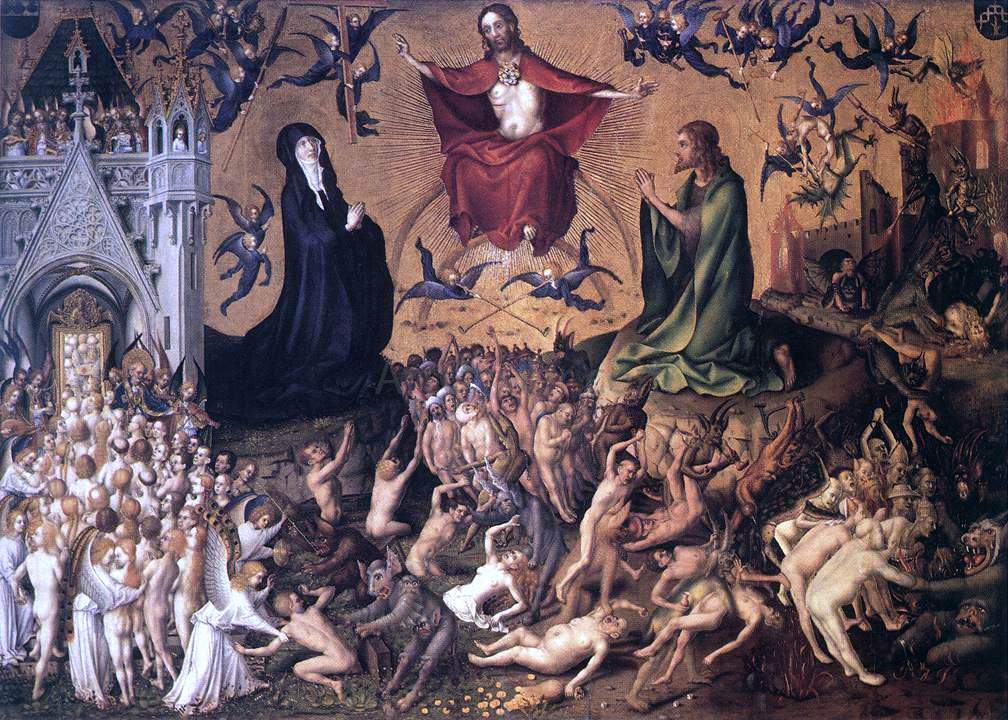 Stefan Lochner The Last Judgment - Hand Painted Oil Painting