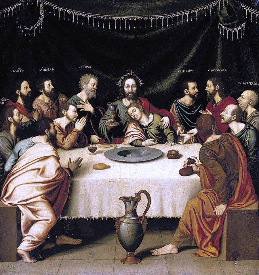 Nicolas Borras The Last Supper - Hand Painted Oil Painting