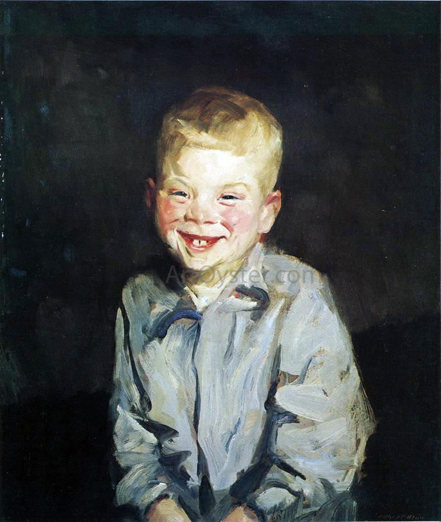 Robert Henri a Laughing Boy (Jobie) - Hand Painted Oil Painting