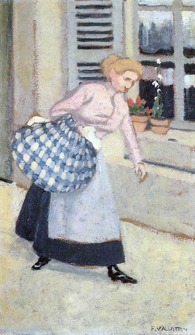 Felix Vallotton The Laundress - Hand Painted Oil Painting