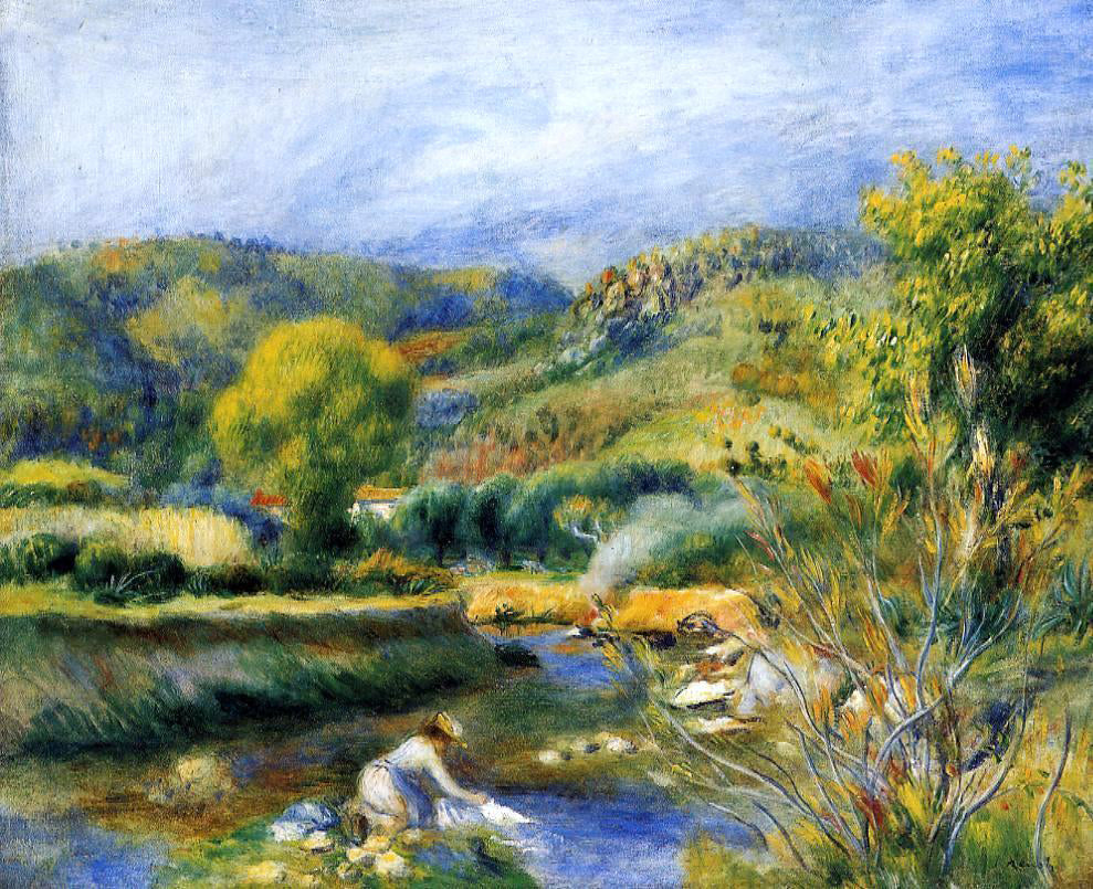 Pierre Auguste Renoir The Laundress - Hand Painted Oil Painting