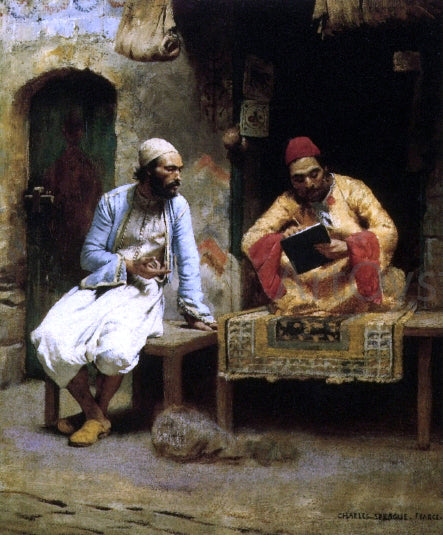 Charles Sprague Pearce The Letter - Hand Painted Oil Painting