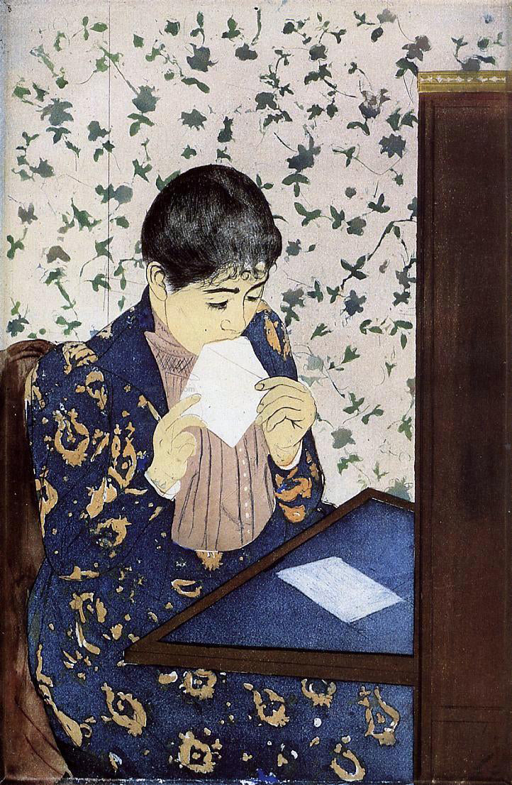 Mary Cassatt The Letter - Hand Painted Oil Painting