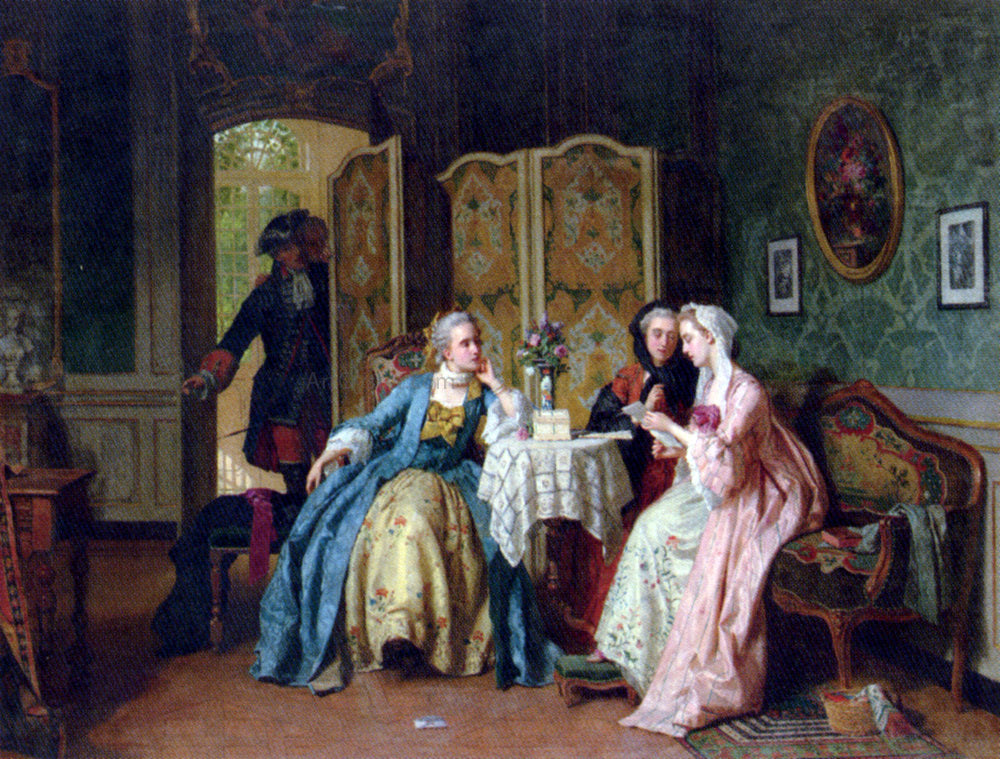 Jean Carolus The Letter - Hand Painted Oil Painting