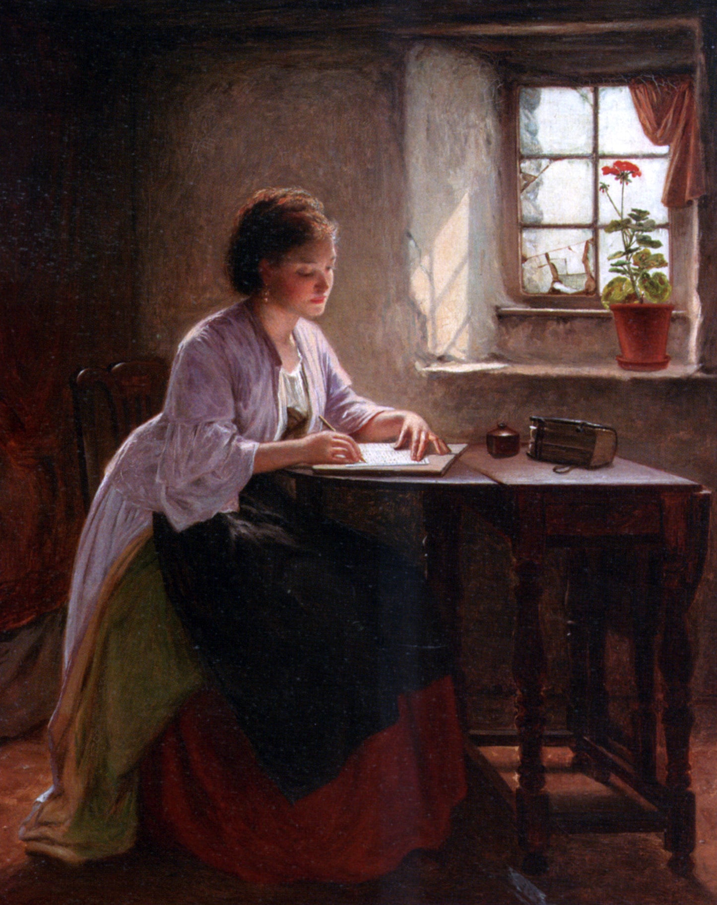 Haynes King The Letter - Hand Painted Oil Painting