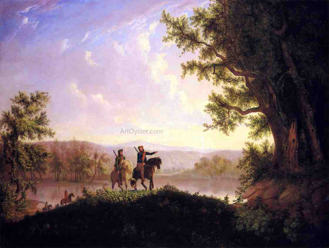 Thomas Mickell Burnham The Lewis and Clark Expedition - Hand Painted Oil Painting