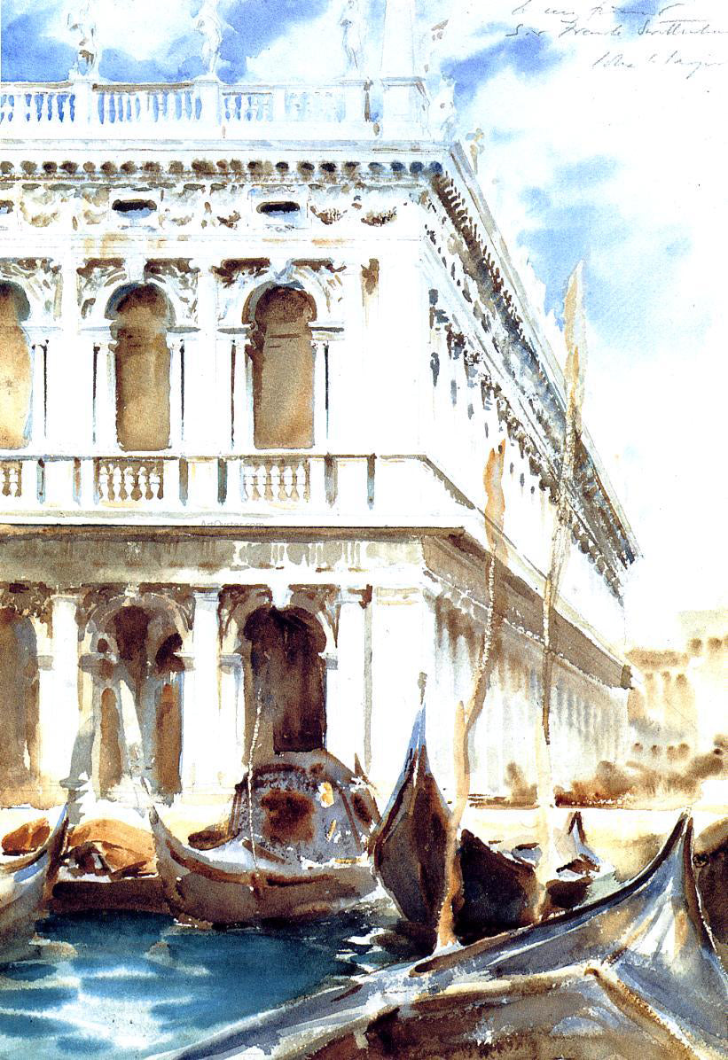 John Singer Sargent The Libreria - Hand Painted Oil Painting