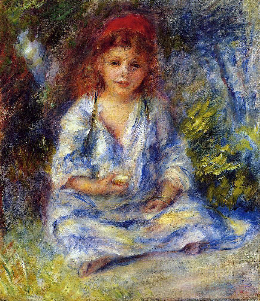 Pierre Auguste Renoir The Little Algerian Girl - Hand Painted Oil Painting