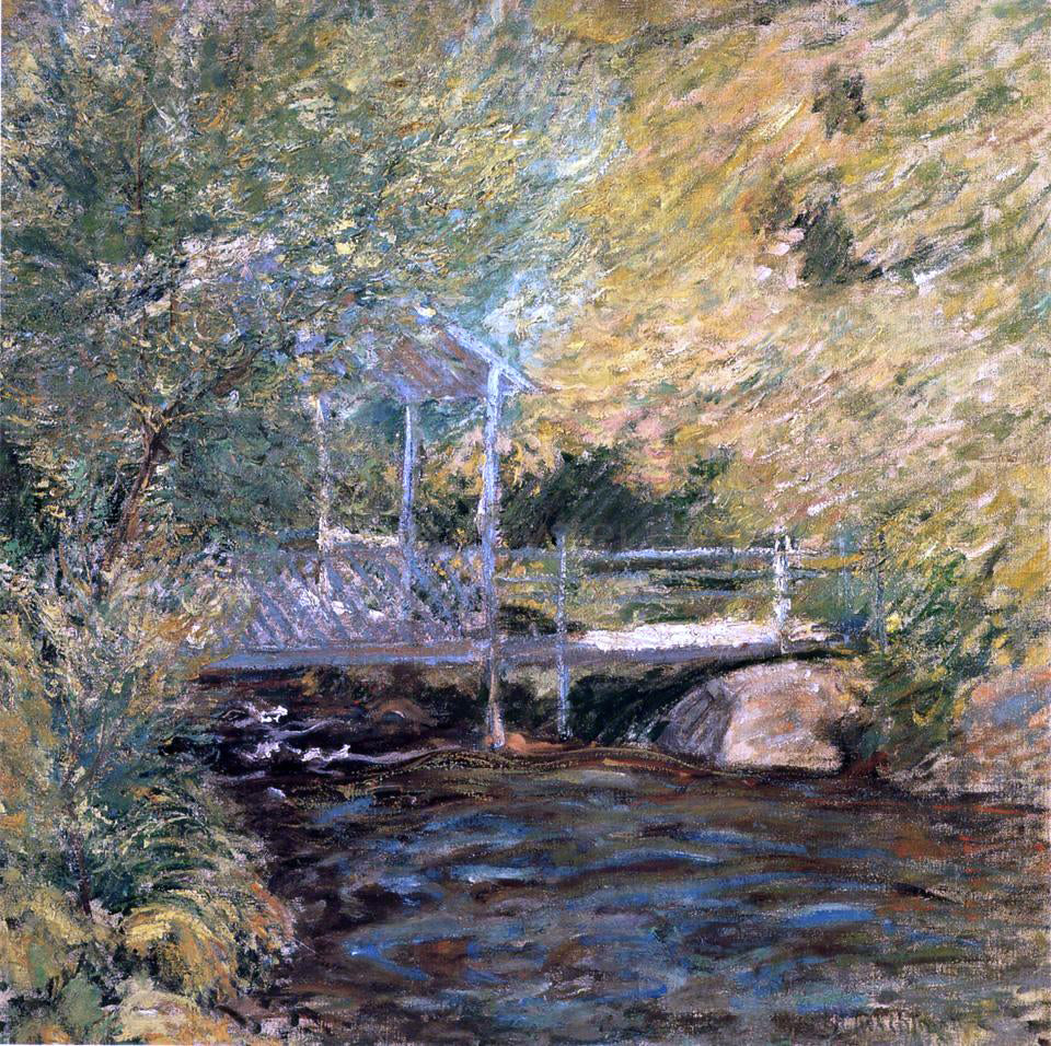  John Twachtman The Little Bridge - Hand Painted Oil Painting