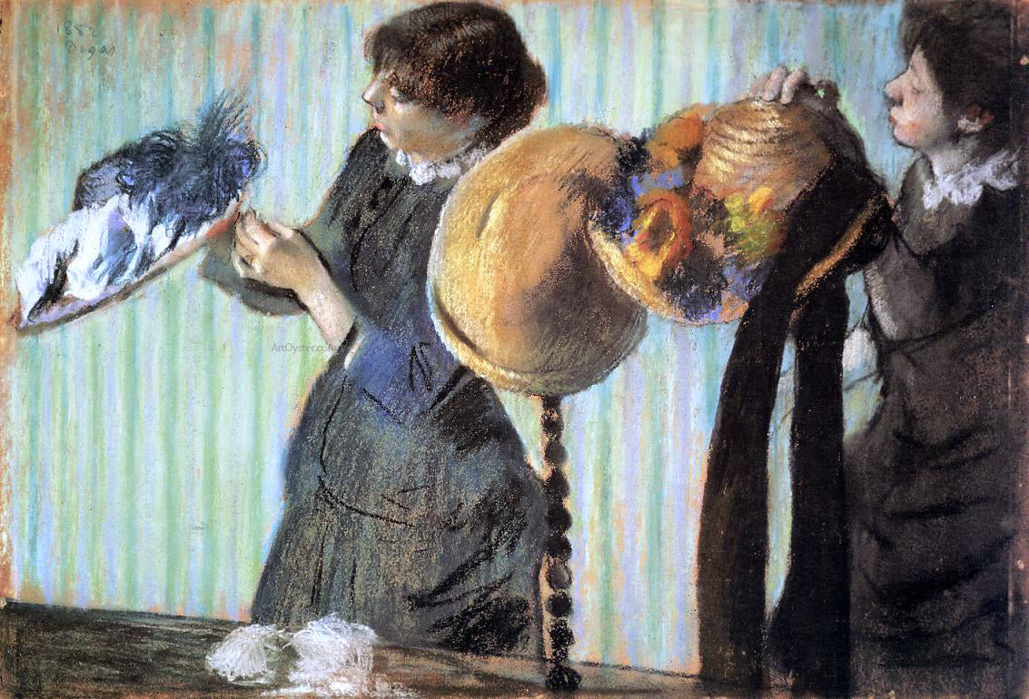 Edgar Degas The Little Milliners - Hand Painted Oil Painting