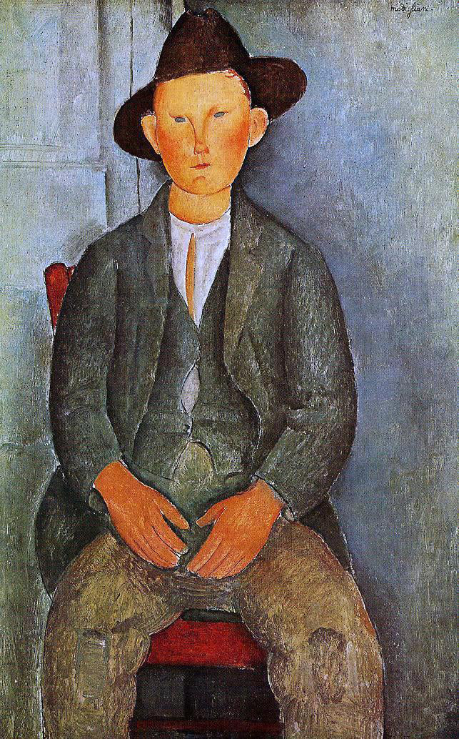 Amedeo Modigliani The Little Peasant - Hand Painted Oil Painting