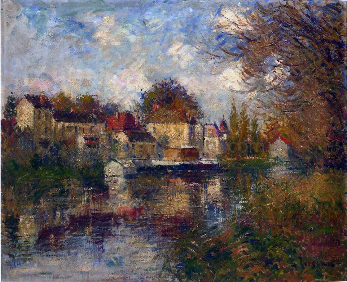Gustave Loiseau The Loing at Moret - Hand Painted Oil Painting