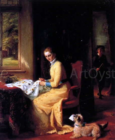 George Bernard ONeill The Love Letter - Hand Painted Oil Painting