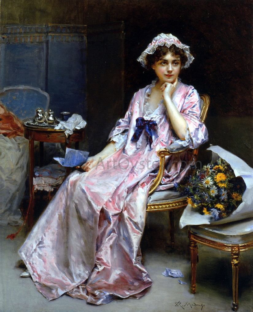 Raimundo de Madrazo Y Garreta The Love Letter - Hand Painted Oil Painting