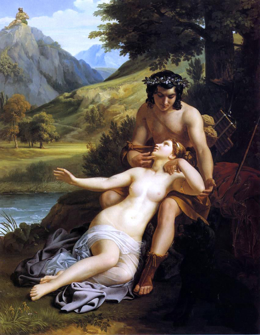 Alexandre Charles Guillemot The Loves of Acis and Galatea - Hand Painted Oil Painting