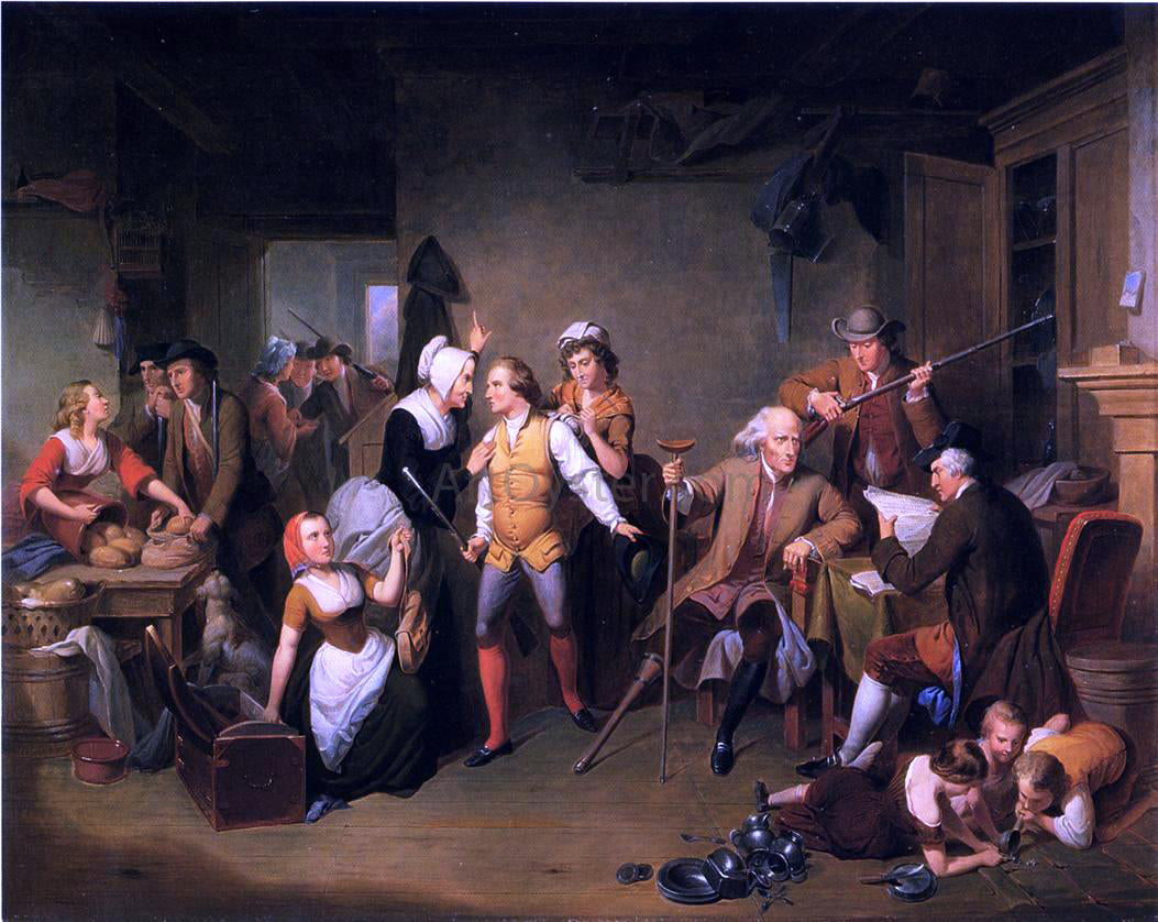 Thompkins Harrison Matteson The Making of Ammunition - Hand Painted Oil Painting