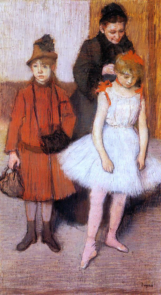 Edgar Degas The Mante Family - Hand Painted Oil Painting