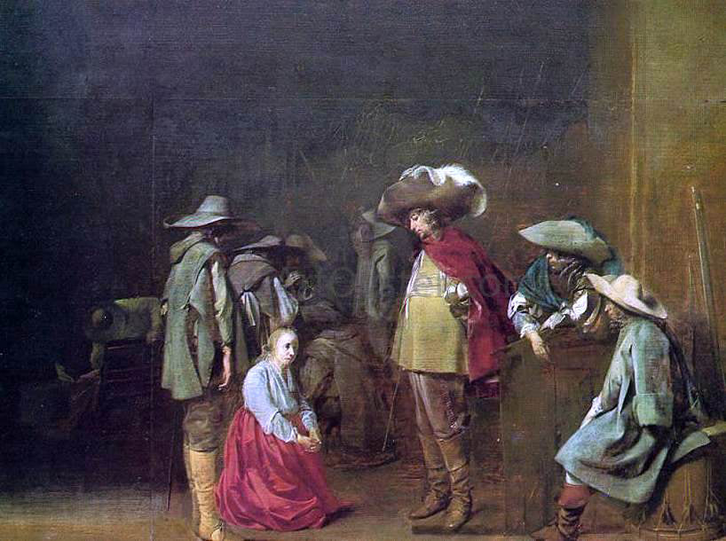 Willem Cornelisz Duyster The Marauders - Hand Painted Oil Painting