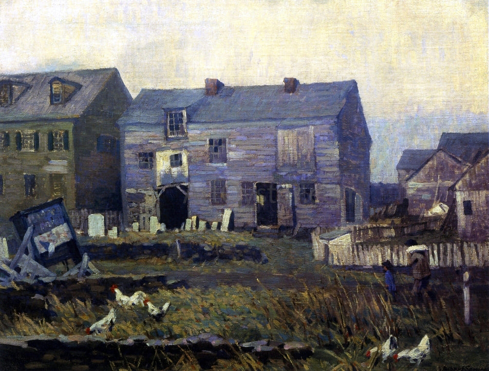 Robert Spencer The Marble Shop - Hand Painted Oil Painting