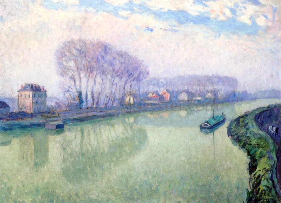 Henri Lebasque The Marne at Ponponne - Hand Painted Oil Painting
