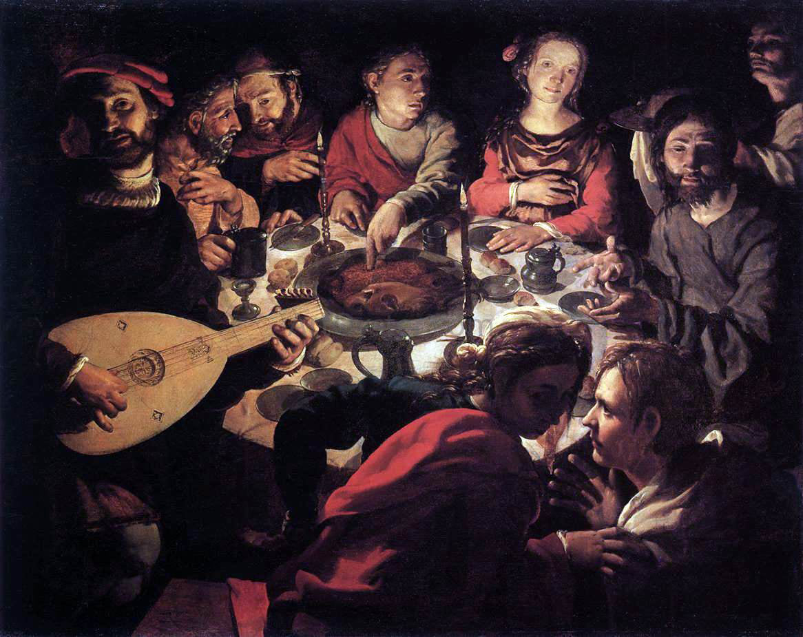 Jan Cornelisz Vermeyen The Marriage at Cana - Hand Painted Oil Painting