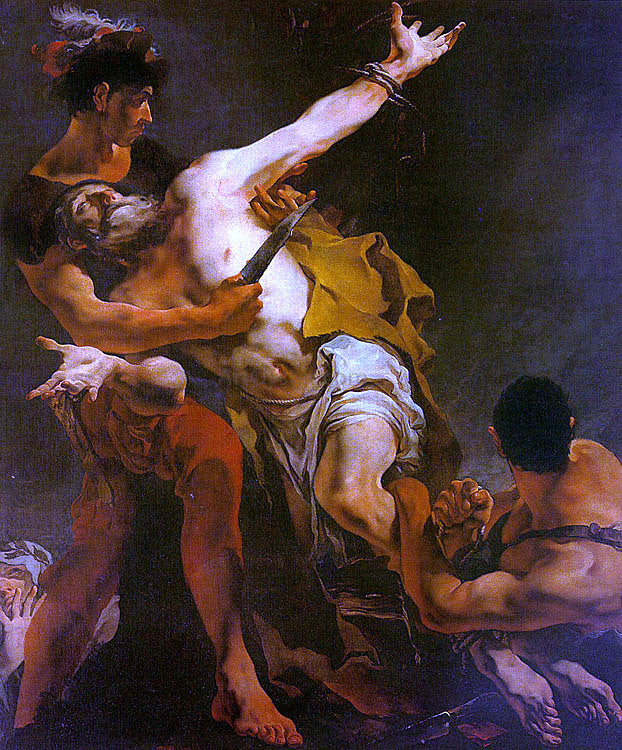  Giovanni Battista Tiepolo The Martyrdom of St. Bartholomew - Hand Painted Oil Painting