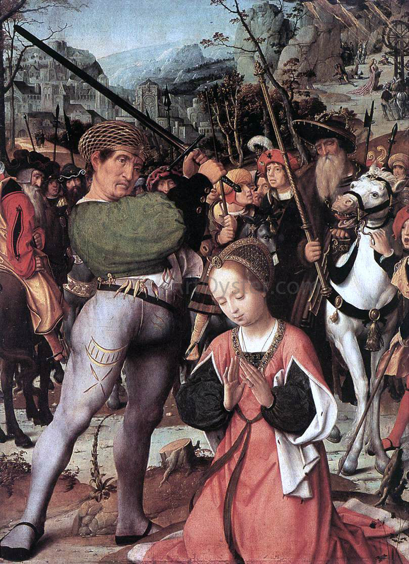 Jan Provost The Martyrdom of St Catherine - Hand Painted Oil Painting