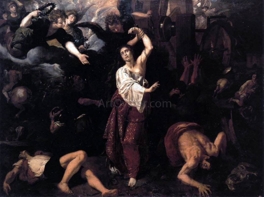 Vicente Castell The Martyrdom of St Catherine of Alexandria - Hand Painted Oil Painting