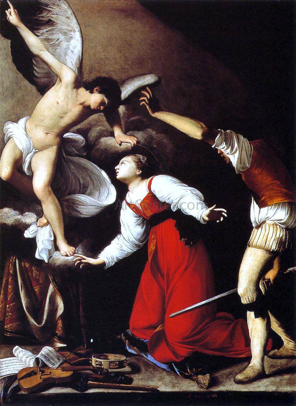 Carlo Saraceni The Martyrdom of St Cecilia - Hand Painted Oil Painting