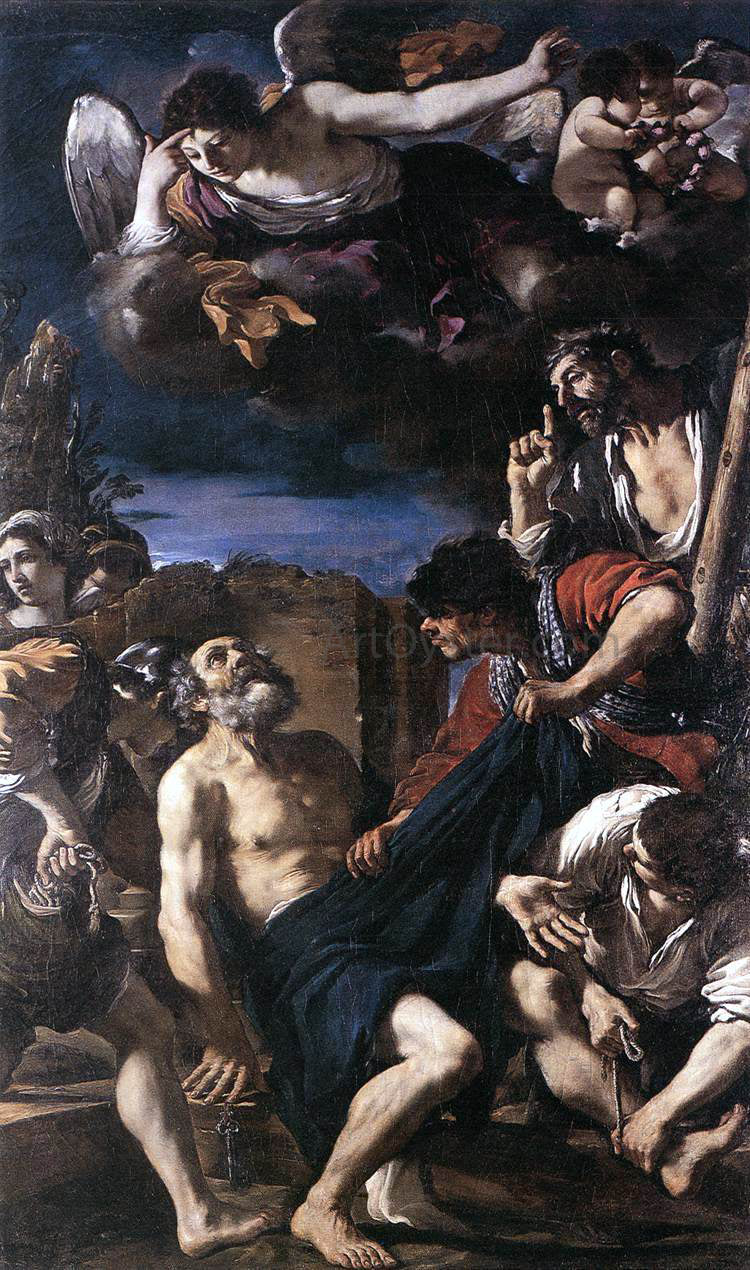 Guercino The Martyrdom of St Peter - Hand Painted Oil Painting