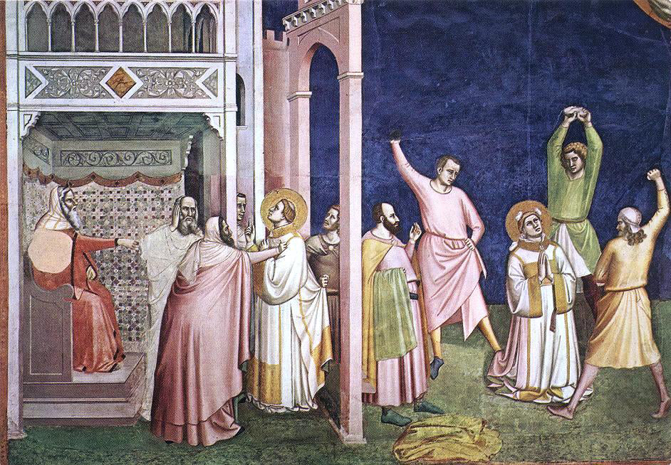 Bernardo Daddi The Martyrdom of St Stephen - Hand Painted Oil Painting