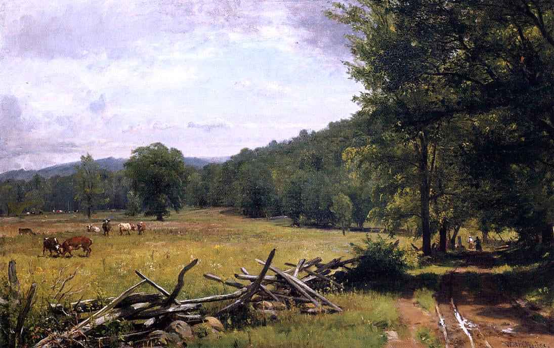 Thomas Worthington Whittredge The Meadow - Hand Painted Oil Painting