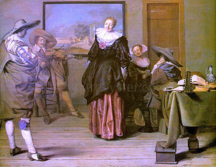  Pieter Codde The Meagre Company - Hand Painted Oil Painting