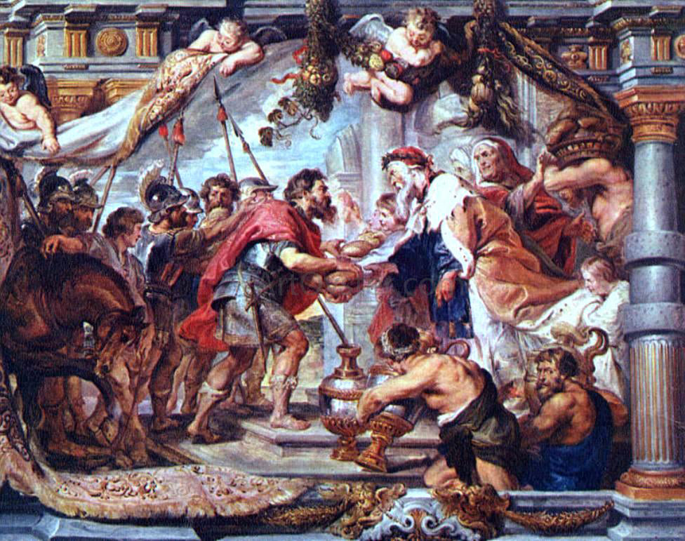 Peter Paul Rubens The Meeting of Abraham and Melchizedek - Hand Painted Oil Painting